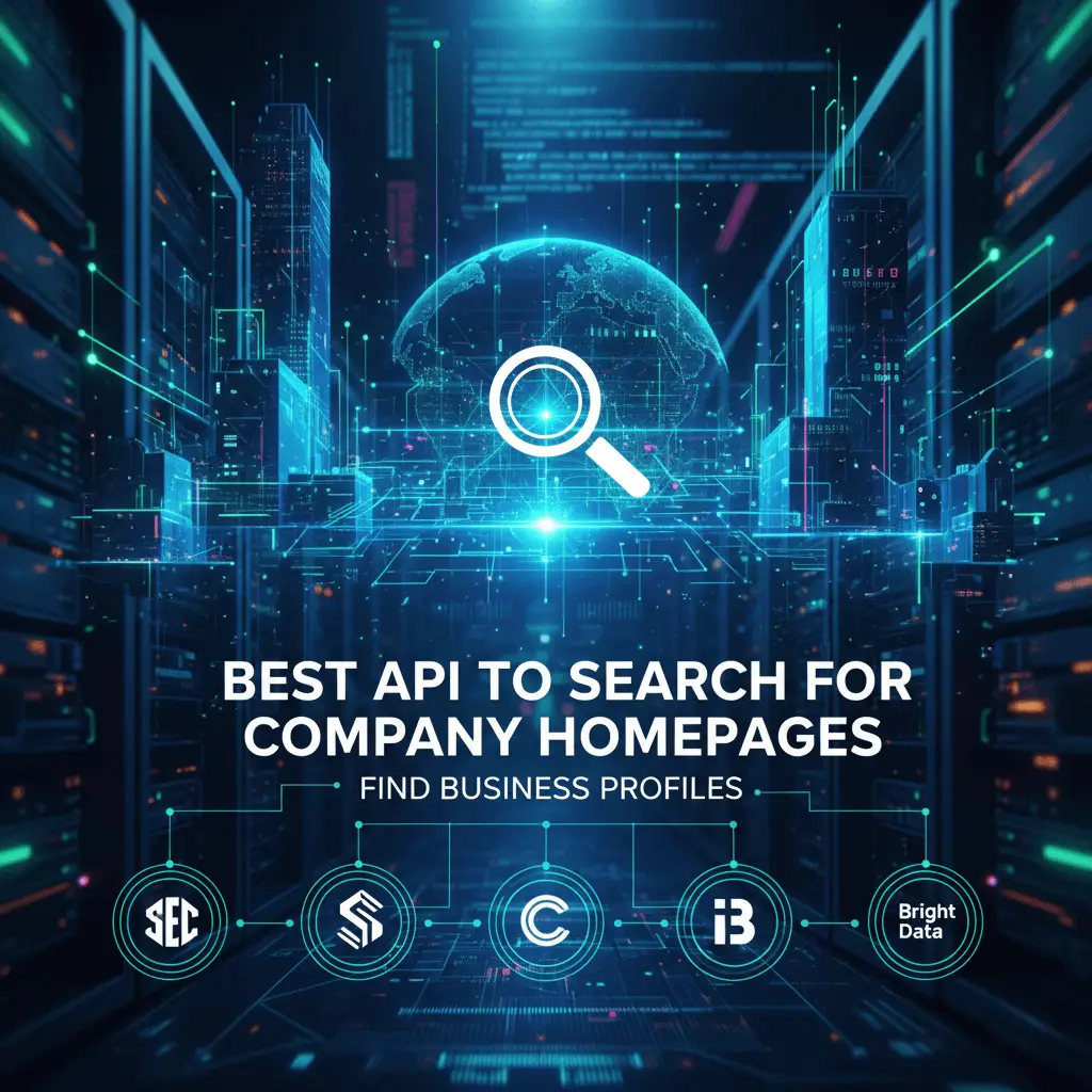 Best API to Search for Company Homepages