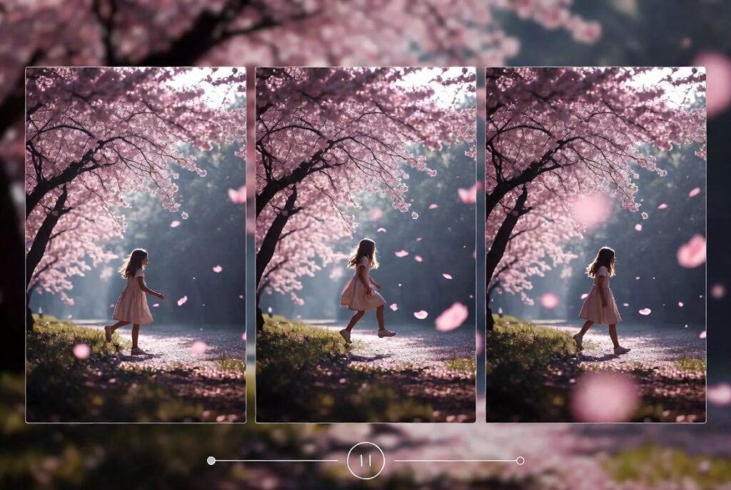 SeaArt AI video generation feature showing motion frames 2026