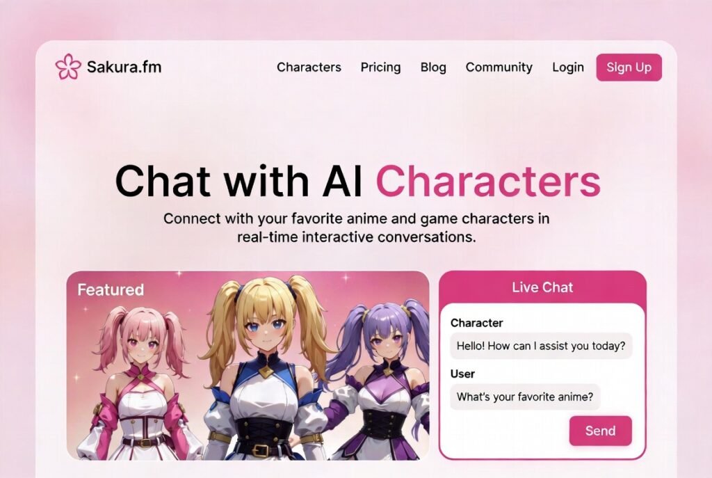 sakura ai website sakura.fm login page 2026