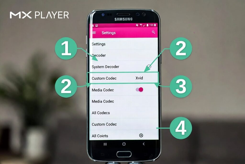 xvid codec mx player 2026 custom codec install